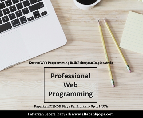 Kursus Web Programming Raih Pekerjaan Impian Anda - Alfabank Yogyakarta