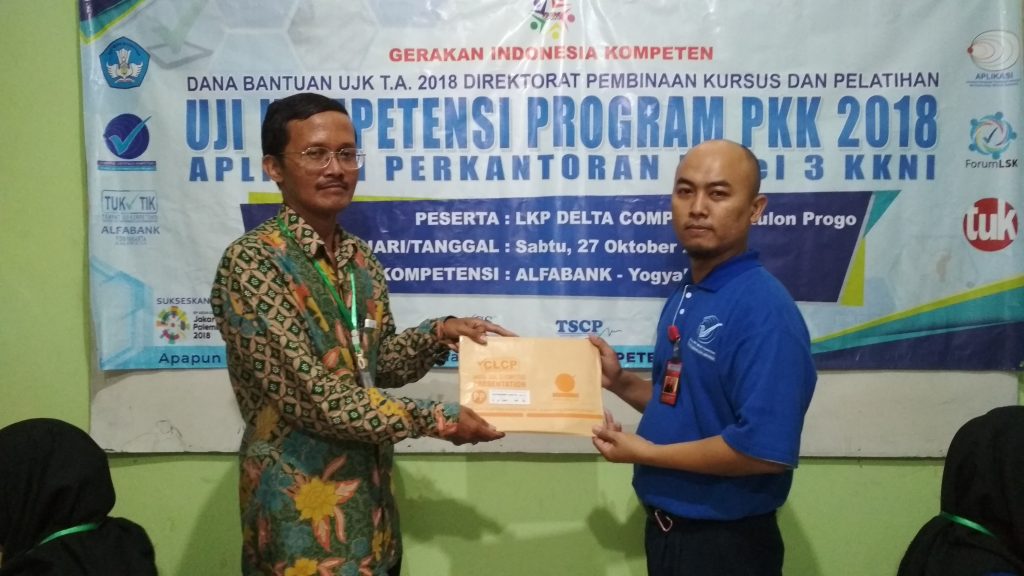 Uji Kompetensi LKP Delta Computer TUK TIK Alfabank Yogyakarta