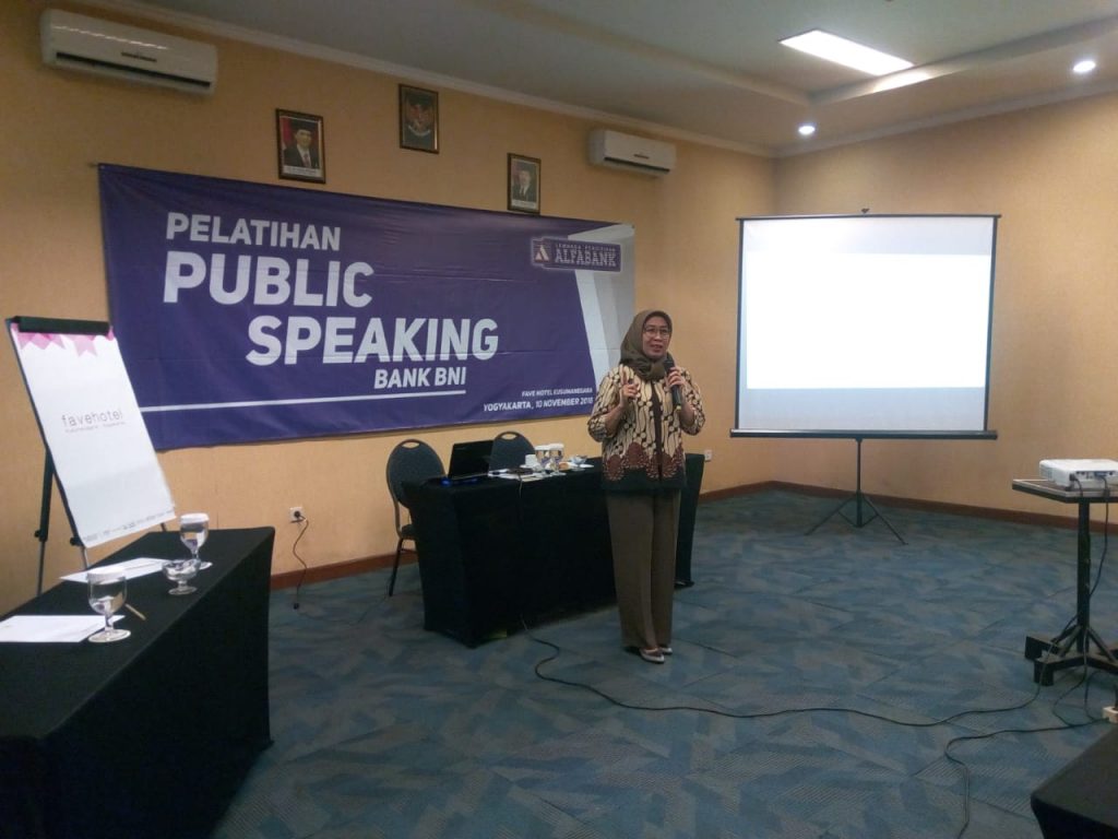 Pelatihan Public Speaking BNI Trikora Yogyakarta