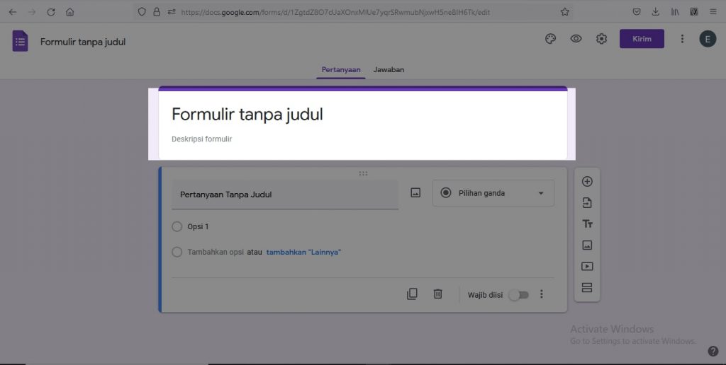 Cara Membuat Google Form