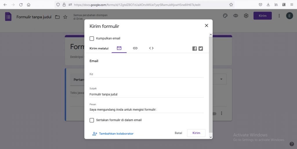 2 Cara Membuat Google Form