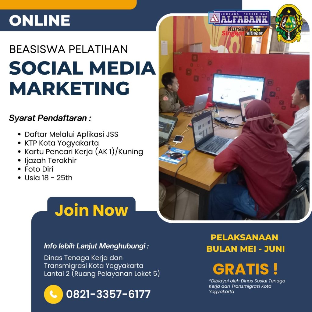 Beasiswa Pelatihan Sosial Media Marketing