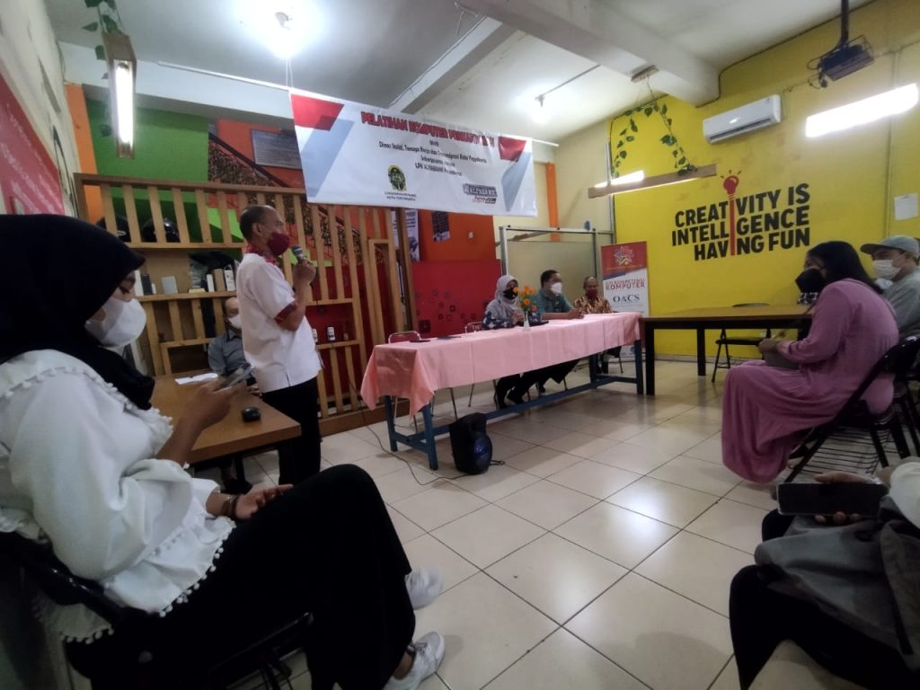 Pembukaan Kegiatan Pelatihan Komputer Perkantoran Dinsosnakertrans Kota Yogyakarta 2022