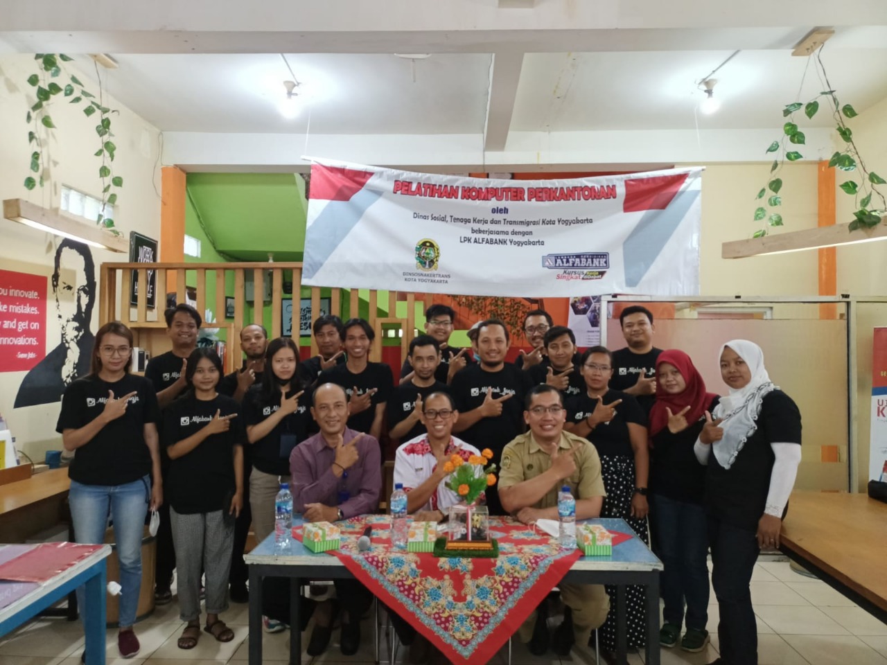 Penutupan Pelatihan Komputer Perkantoran, oleh Dinsosnakertrans Kota Yogyakarta