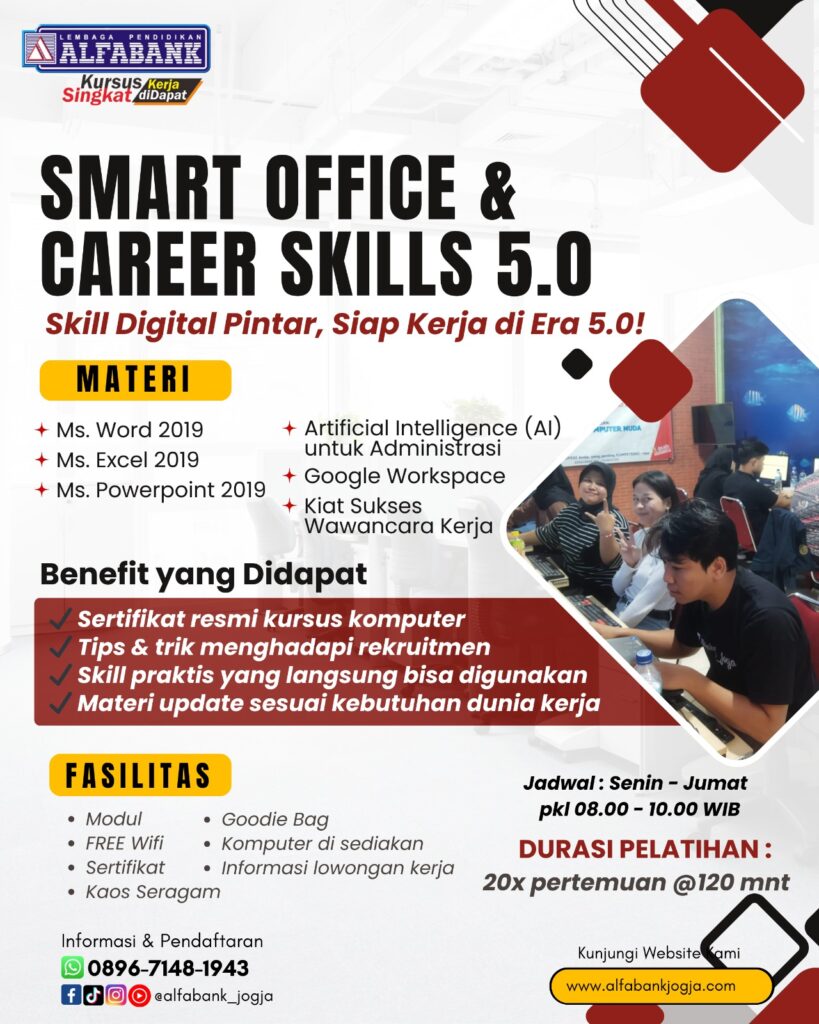 Kursus Microsoft Smart Office Career Skills 5.0