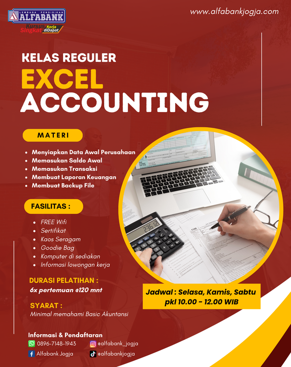 Kursus Excel Accounting Jogja