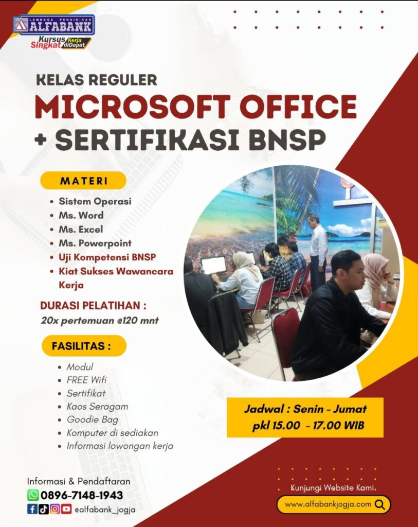 Microsoft Office Sertifikasi BNSP
