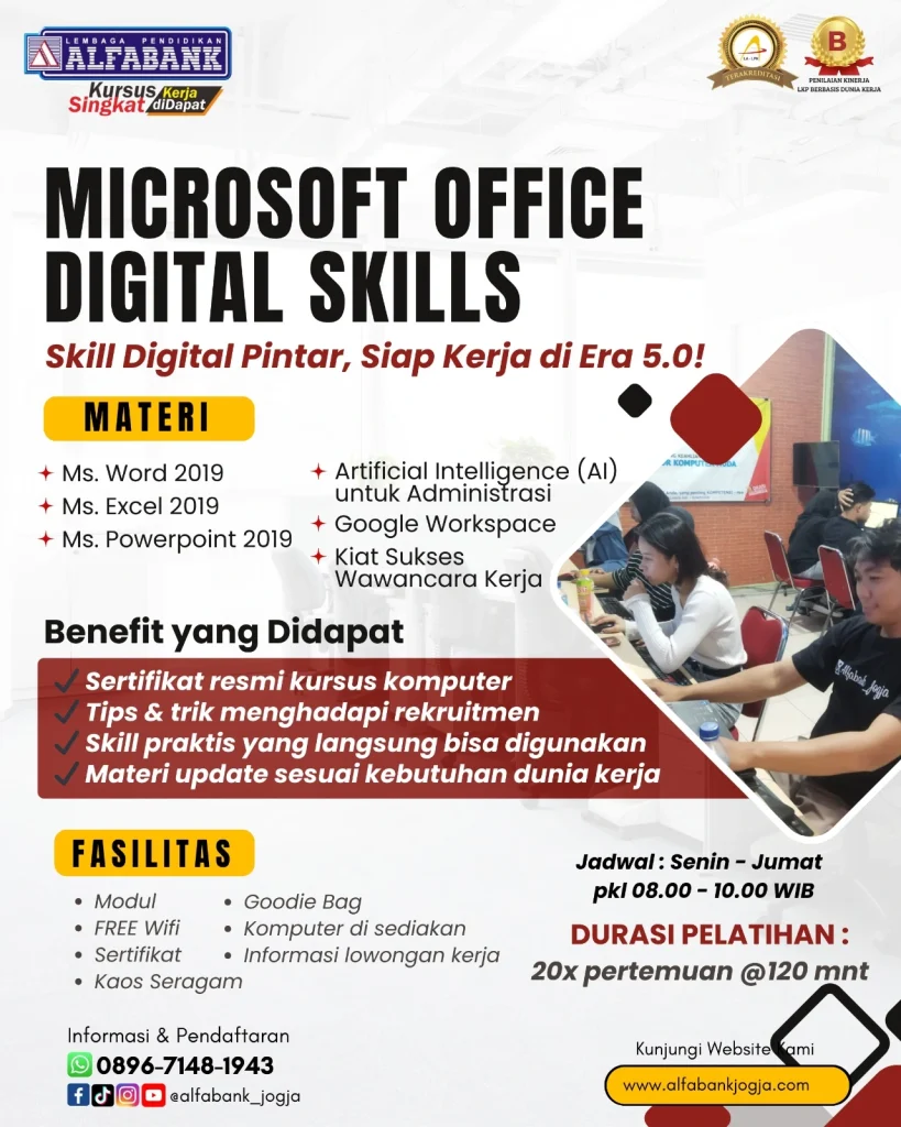 Kursus Microsoft Office Digital Skills