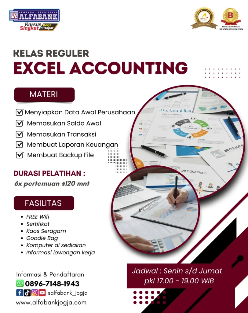 Kursus Excel Accounting Jogja