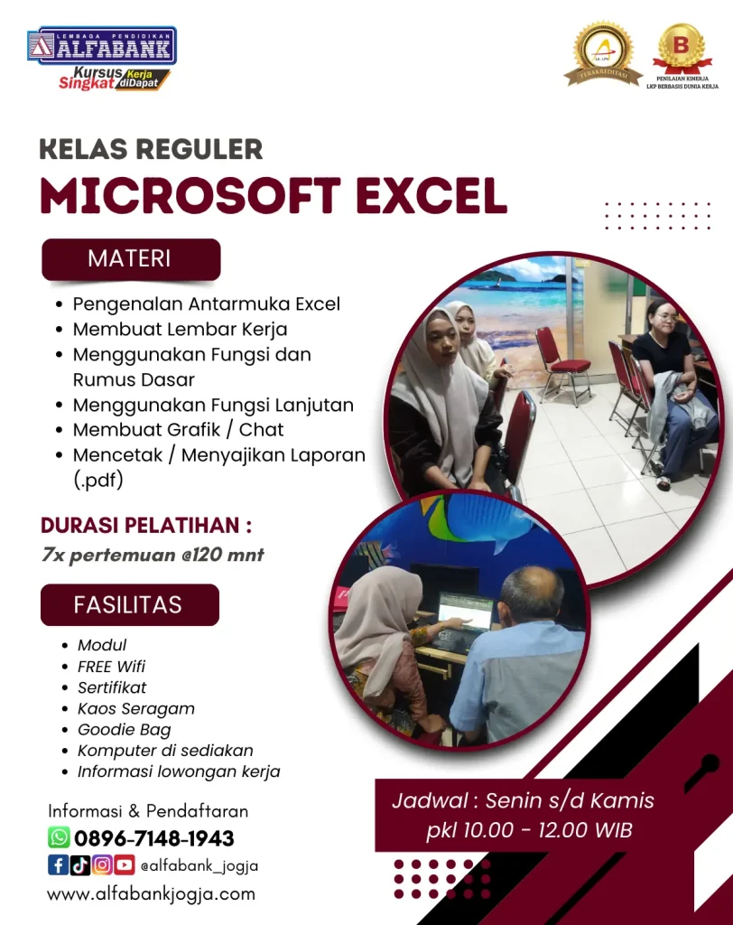 Kursus Microsoft Excel Jogja