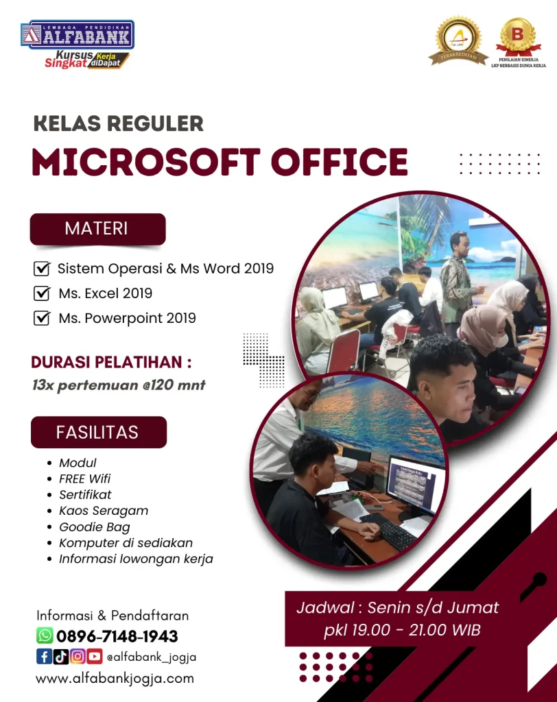 Kursus Microsoft Office Jogja