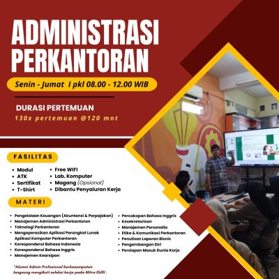 Kursus Administrasi Perkantoran Alfabank Jogja Daftar Kelas Yogyakarta