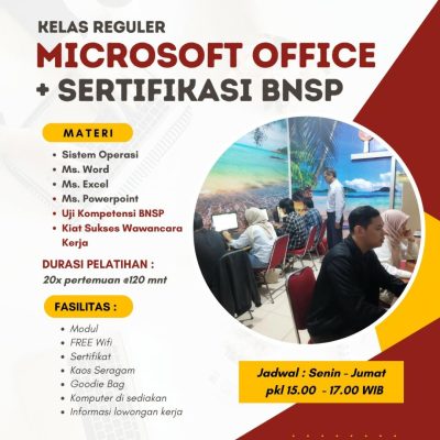 Microsoft Office Sertifikasi BNSP