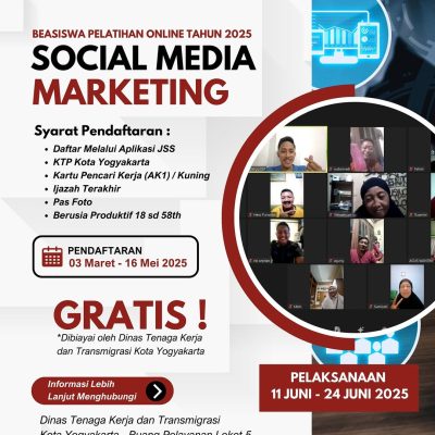 Pelatihan Social Media Marketing Alfabank Disnaker Jogja