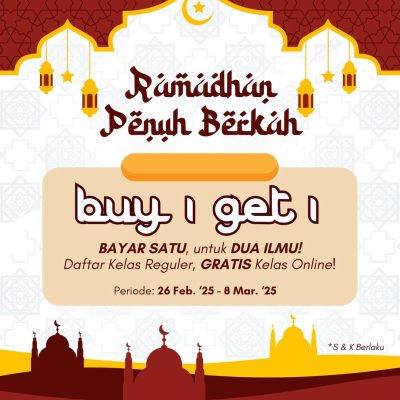 Promo Ramadhan Buy 1 Get 1 Kursus Komputer